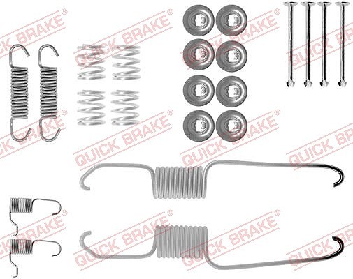 Quick Brake ZubehöRsatz, Bremsbacken Hinterachse FüR Toyota-image