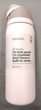 Owala 32oz Insulated Stainless Steel Water Bottle Shy Marshmallow (White)