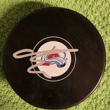 Artturi Lehkonen Autographed Signed Colorado Avalanche Logo Puck