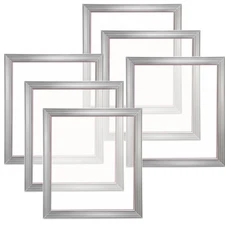 Screen Printing Kit Silk Screen Printing Frame 18x20in 160 Count Mesh 6pcs