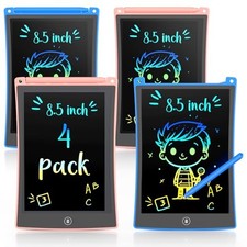 4 Pack LCD Writing Tablet with Stylus, 8.5in Erasable 8.5 inch Blue 4pack