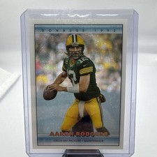 2022 Donruss Football Aaron Rodgers Donruss Retro 1992 Clearly #92-2