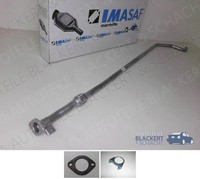 Imasaf Auspuff Mittelrohr für Fiat Grande Punto (199)+Evo 1.2+Anbauteile BJ05-12