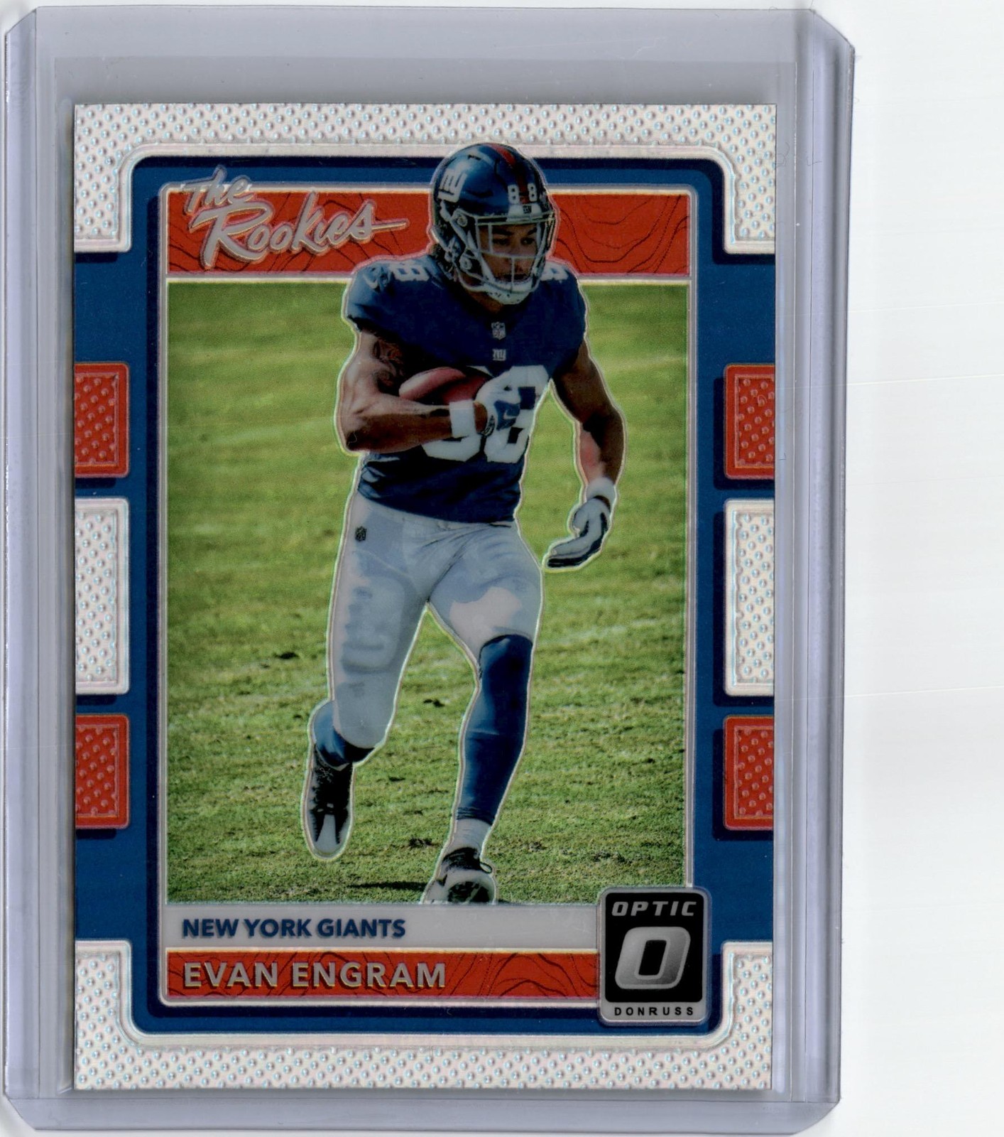 2017 Donruss Optic Evan Engram #10 Silver New York Giants