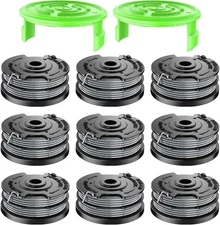 11 Pcs Dual Line String Trimmers Spools Compatible with Greenworks Model 2101602