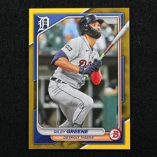 2024 Bowman - Riley Greene - /50 - Gold - #16
