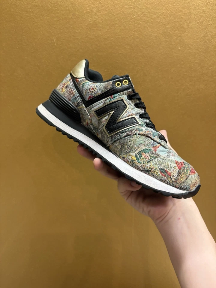 Talla 6M/7.5W - MUESTRA atmos X New Balance 574 Exclusivo de Japón Dulce Néctar Foto 2 de 4