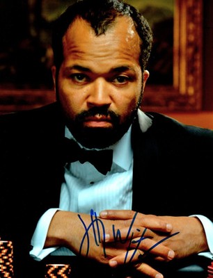 JEFFREY WRIGHT   Original James Bond 007 Autogramm mit COA ~ Casino Royale 2006