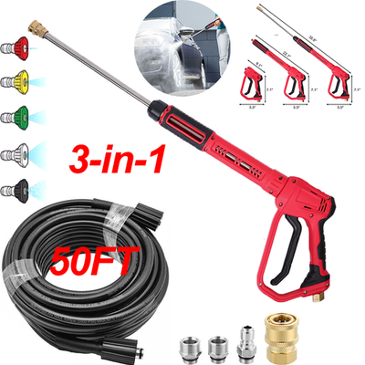 #ad High Pressure 4000PSI Car Power Washer Gun Spray Wand Lance Nozzle and Hose Kit. $23.98