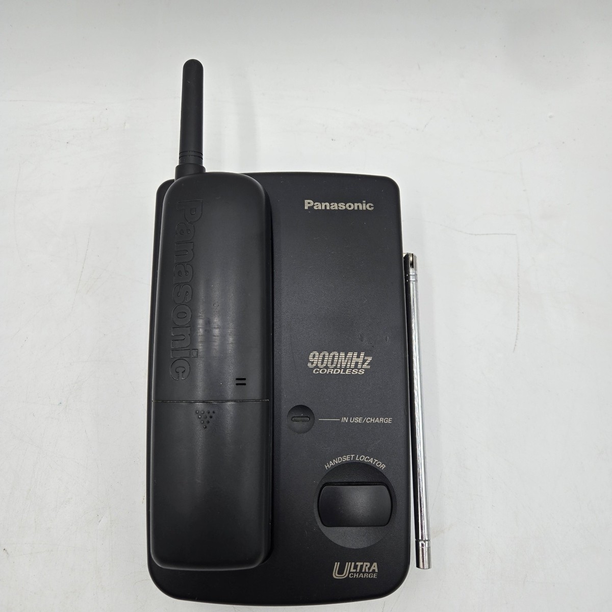 Panasonic KX -TC901-B 900 MHz Cordless Phone Black Vintage with AC