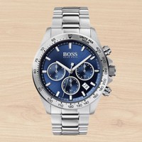 Hugo Boss HB1513755 Hero Men’s Chronograph Watch – Blue Dial – Stainless Steel