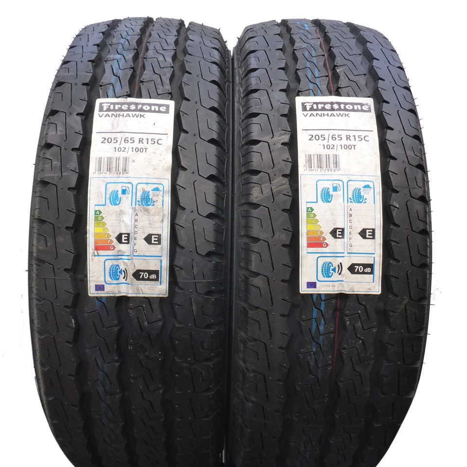 205 65 15C 4x FIRESTONE 205/65 R15C 102/100T Van Sommerreifen 2015 UNGEBRAUCHT - Bild 4 von 4