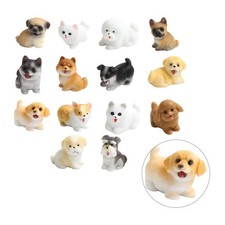 Ornements vibrants pour chien en r??sine 14 pi??ces parfaits pour collectionneur