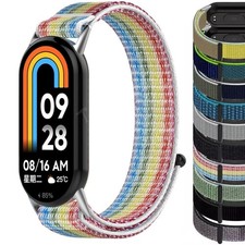 Nylon Loop Watch Band Strap For Xiaomi Mi Band 8/9 NFC Smart Bracelet Wristband