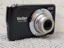 Vivitar Black Digital Camera Vivicam F529 16.1MP Tested Bundle