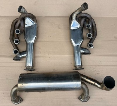 PORSCHE 964 CUSTOM EDELSTAHL AUSPUFFANLAGE KRÜMMER & SCHALLDÄMPFER BOX