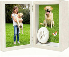 5x7 Pets Memorial Shadow Box Frame Dogs Memorial Picture Frame for Pets Paw P...