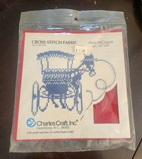 Red 14 Count Aida 12 X 18 Inch Cross Stitch Charles Craft Fabric Needlecraft