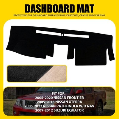 Dashboard Cover Interior Center Console Mat Pad Carpet For Nissan Frontier EOA