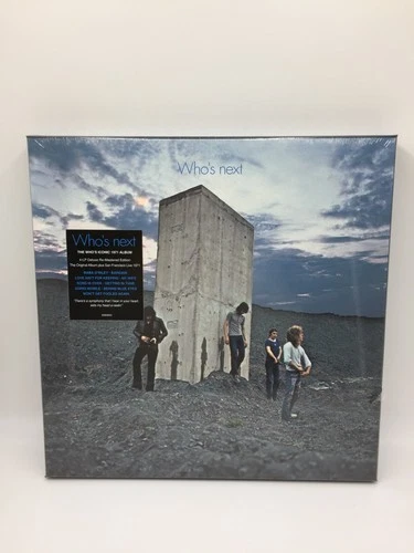 The Who Vinyl LP WHO's NEXT DELUXE Box 4LP Remastered,San Francisco 1971 Sealed