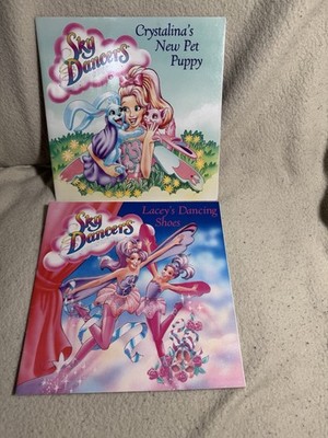Vintage Sky Dancers Books 90s Nostalgia RARE LIKE NEW Dancing Shoes Pet Puppy