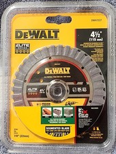 DeWALT Elite Series All Purpose 4-1/2" Segmented Diamond Masonary Blade NEW!