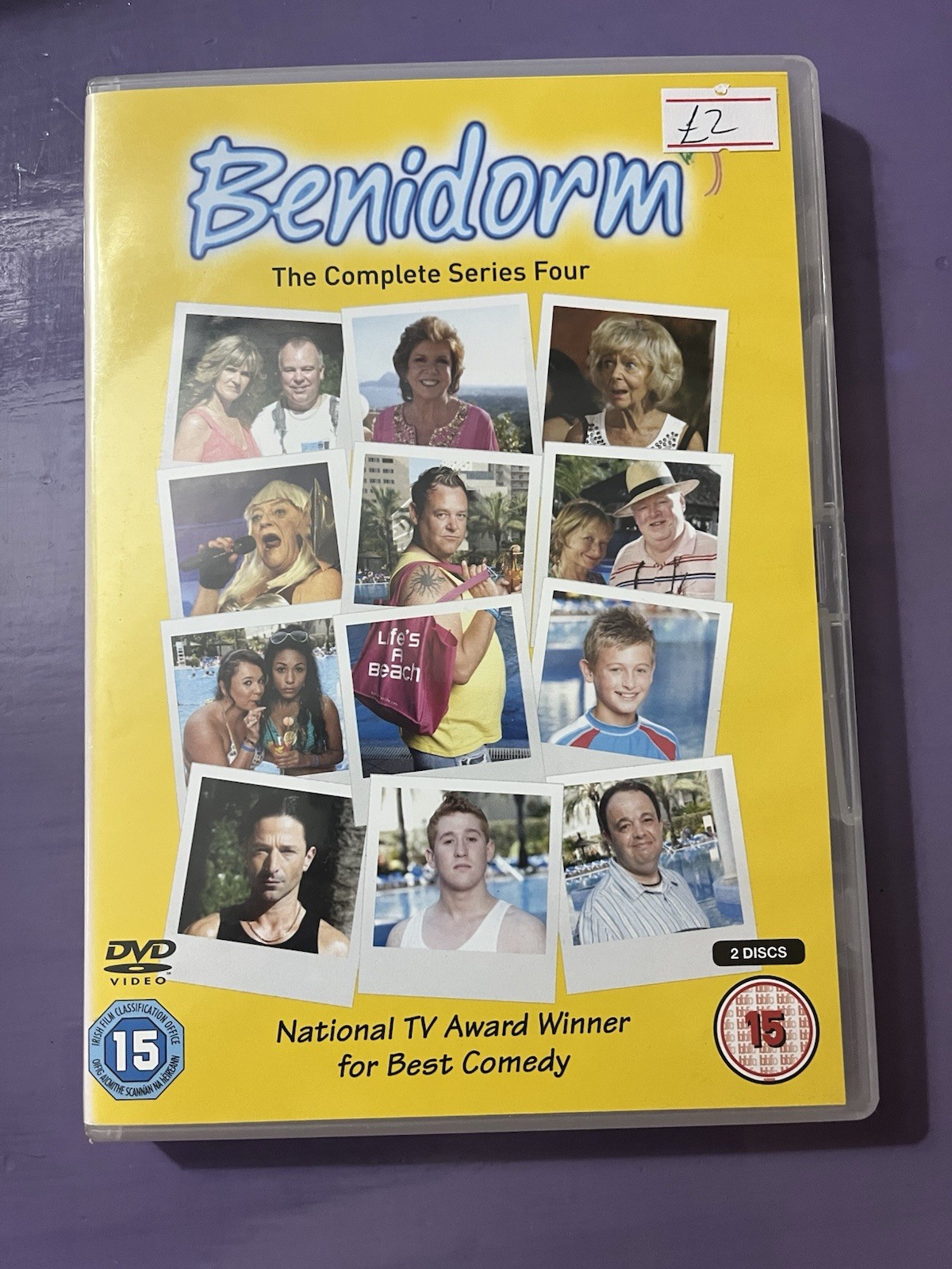 Benidorm The Complete Series Four 4 DVD Video TV 2011 Region 2 PAL 2 Disc Season