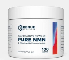 NEW SEALED Renue By Science PURE Powder 100 Gram Jar Nicotinamide-