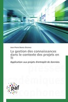 Jean-Pierre Booto Ekionea | La Gestion Des Connaissances Dans Le Contexte Des...
