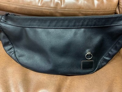 JAM HOME MADE x PORTER Leather Shoulder Bag Black