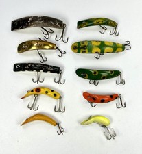 VTG Crankbait Lures Luhr Jensen, Beno, Lazy Ike In Various Sizes & Colors