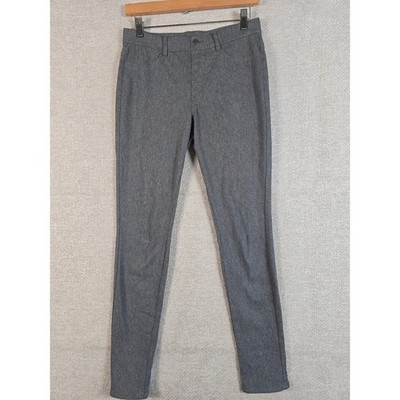 UNIQLO Heattech Gray Slim Leggings Pants Womens Medium 28-29 Waist 409060