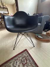 Eames Herman Miller Black plastic chair