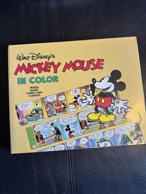 Walt Disney's Mickey Mouse in Color 1930's Comic Strip Classics Hardcover Book