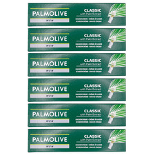 Palmolive Classic Shaving Cream 100ml Palm Extract - 6 Pack