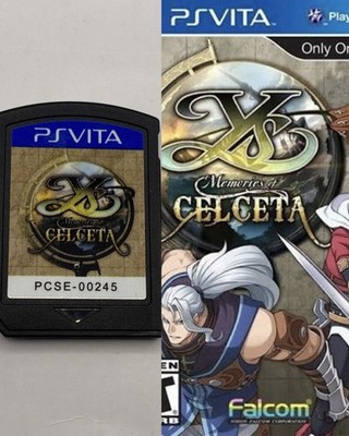 Ys: Memories of Celceta (Sony PlayStation Vita, 2013) Cartridge Only Tested