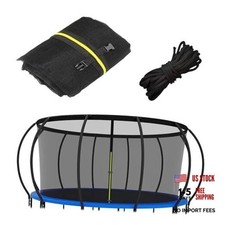 Trampoline Net Replacement Safety Enclosure Net with Zippers 10 FT / 6 poles