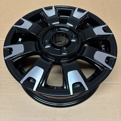 1x Original Fiat 500c Cabrio Alufelge 14 Zoll Felge Schwarz Einzelfelge 50927759 - Bild 1 von 4