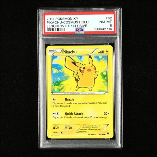 PSA 8 NM-MT 2014 Pokemon ENG Pikachu 42/146