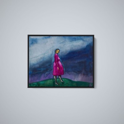 Karl Wiener - Die Schwangere - Art Print on Paper or Canvas