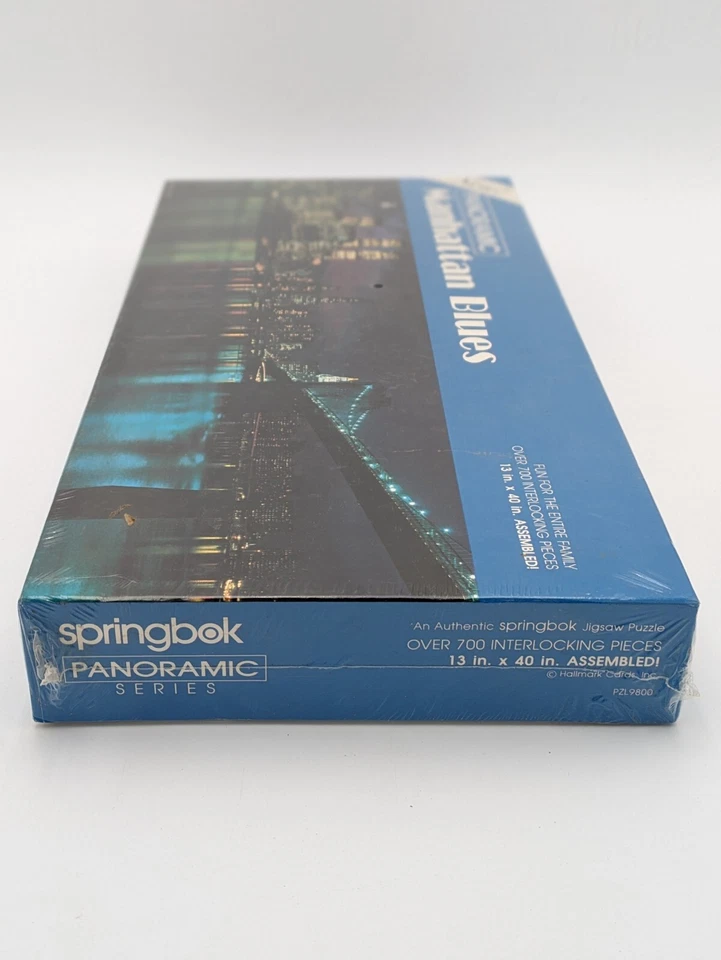 NOVO Springbok Panorâmico "Manhattan Blues" Vintage 700 Peças Quebra-cabeça Nova York - Imagem 3 de 4