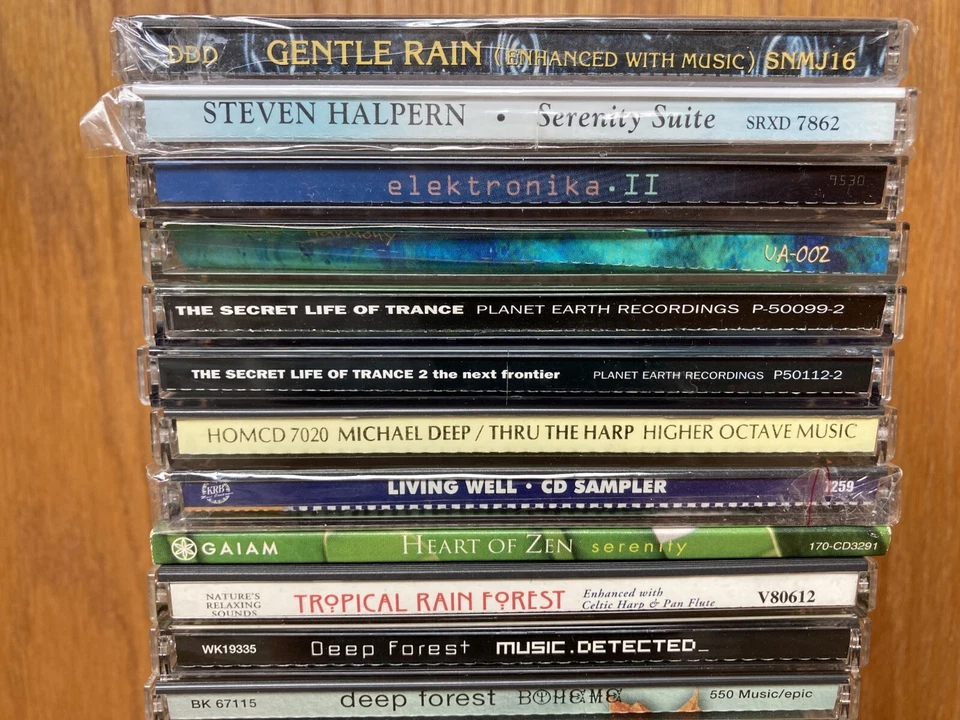 27 CD Gentle Rain Halpern Trance Zen Deep Forest Babbling Brook Dreams Yanni - Imagem 2 de 4