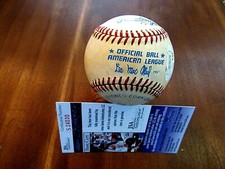 ROCKY COLAVITO INDIANS YANKEES SIGNED AUTO VINTAGE GU'ED MACPHAIL BASEBALL JSA