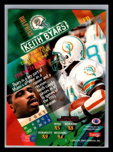 1994 Topps Stadium Club Football # 421 - 630 - Pick Your Card! - Picture 228 of 446