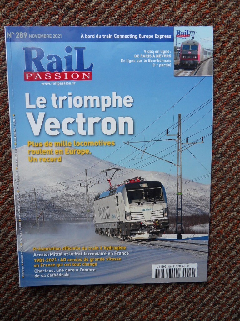 Revue Rail Passion N°121 - Sujets : Roumanie, Z 20500, Lyon-Genève, Nîmes - Occasion