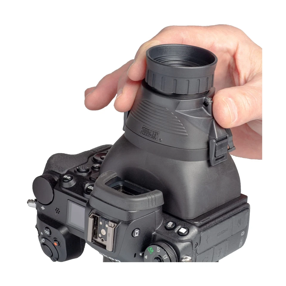 Hoodman H32MB HoodLoupe Camera Viewfinder Loupe 3.2 inch LCD Sun Shade - Image 3 of 4