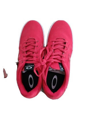 Oakley Red Canvas Sneakers size 10