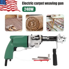 2 in 1 Carpet Hand Tufting Gun Electric Cut/Loop Pile Weaving Flocking Machine