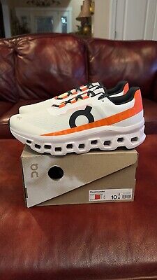 On Cloud- Cloudmonster Undyed-White/Flame Men's Size 10 *NEW On Cloud- Cloudmonster Undyed-White/Flame Men's Size 10 *NEW