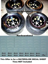 NASCAR DECAL HOOSIER TIRE DETAIL SHEET - FENDER SHORT TRACK SPRINT CAR 1/24 1/25